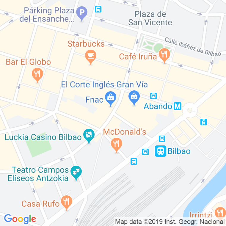 Código Postal calle Canciller Ayala en Bilbao