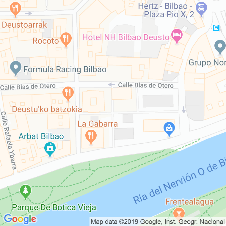 Código Postal calle Sancho De Azpeitia en Bilbao