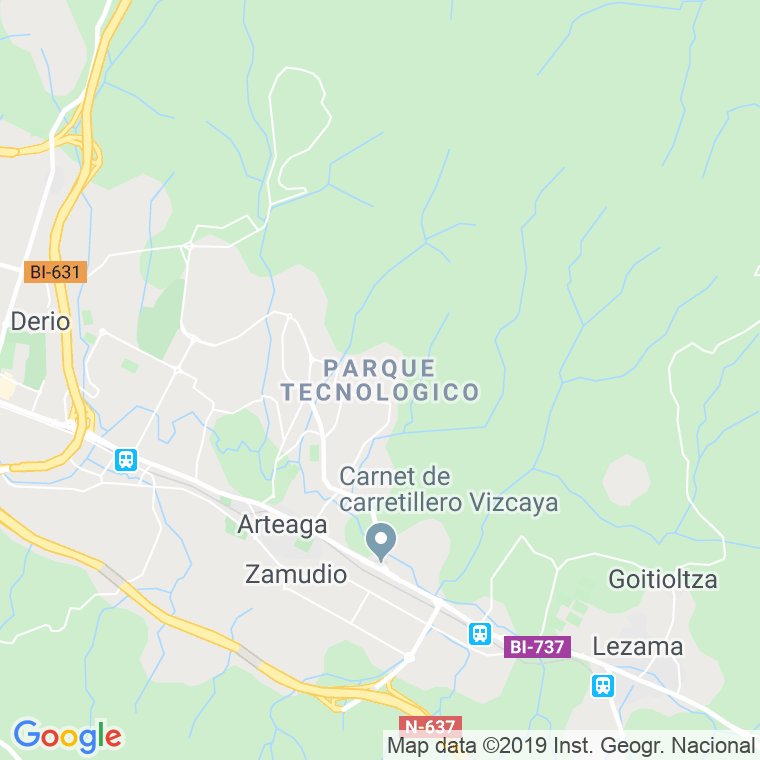 Código Postal de Parque Tecnologico (Zamudio) en Vizcaya
