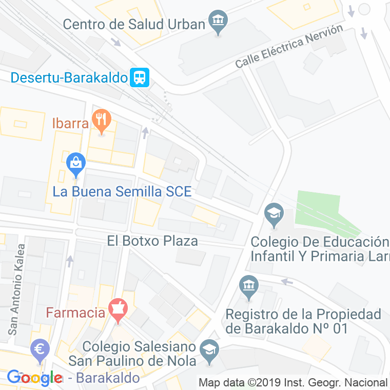 Código Postal calle Ramon Y Cajal, travesia en Barakaldo