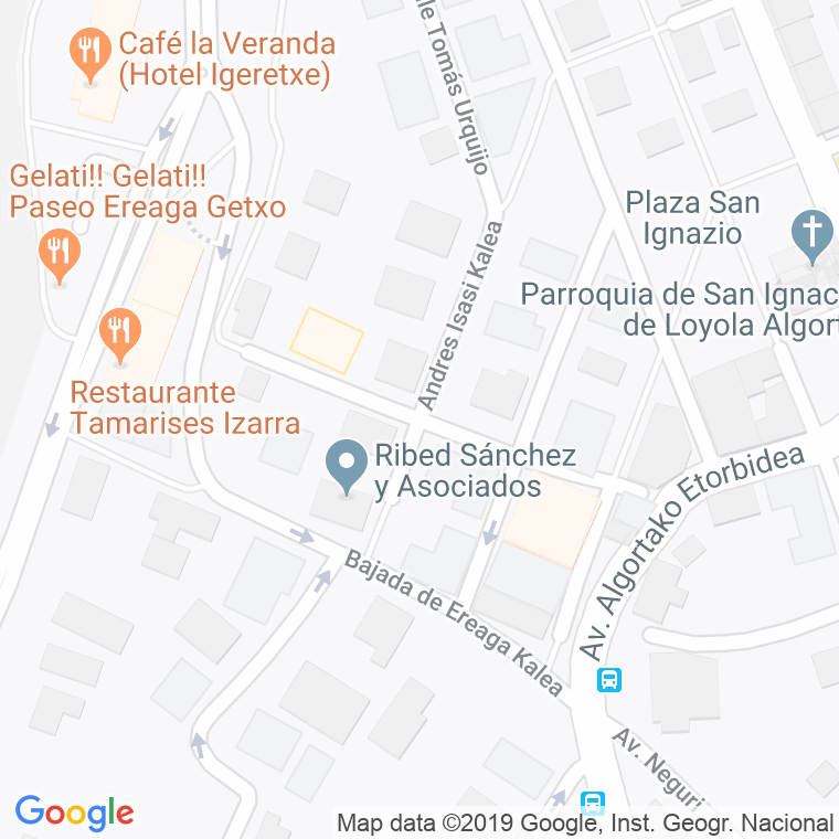 Código Postal calle Juan Barroeta en Algorta