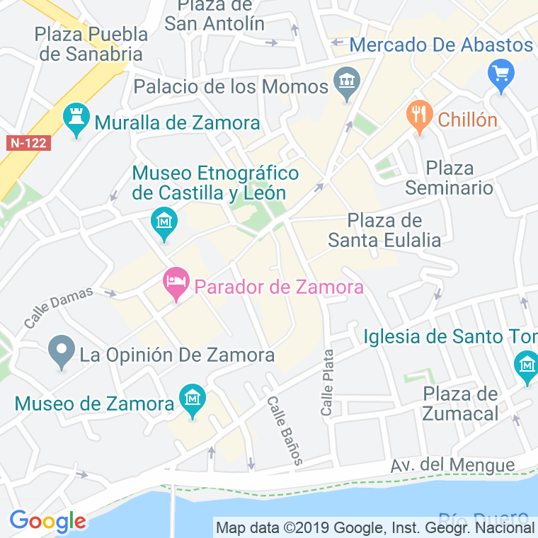 Código Postal calle Herreros en Zamora