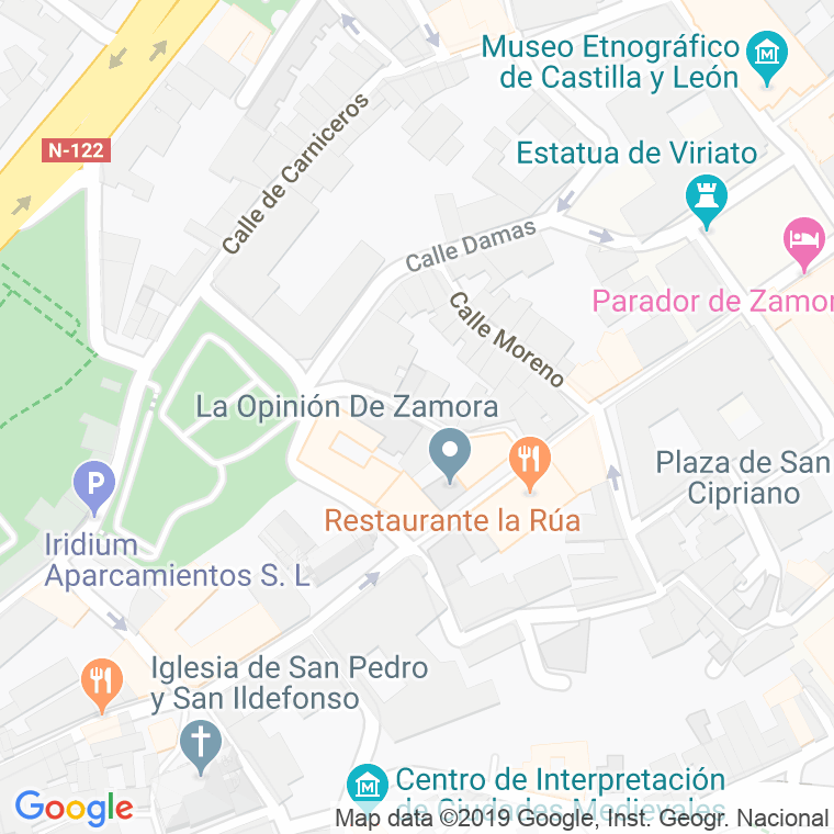Código Postal calle Misericordia en Zamora