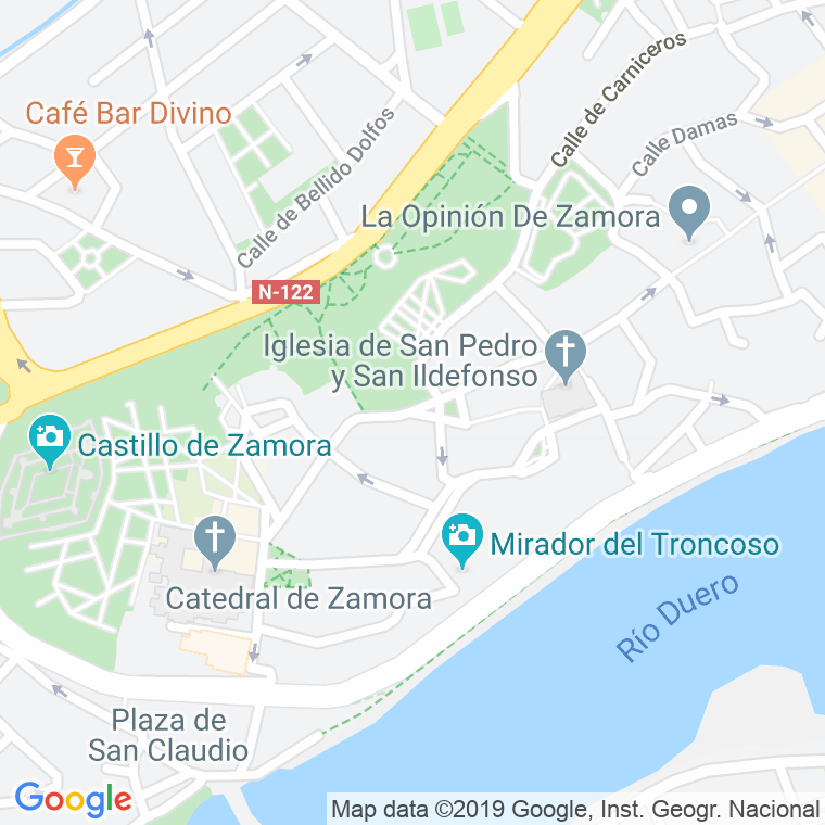 Código Postal calle Rua De Los Notarios en Zamora