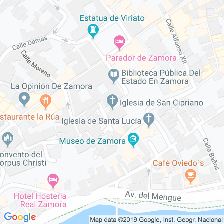 Código Postal calle San Cipriano en Zamora