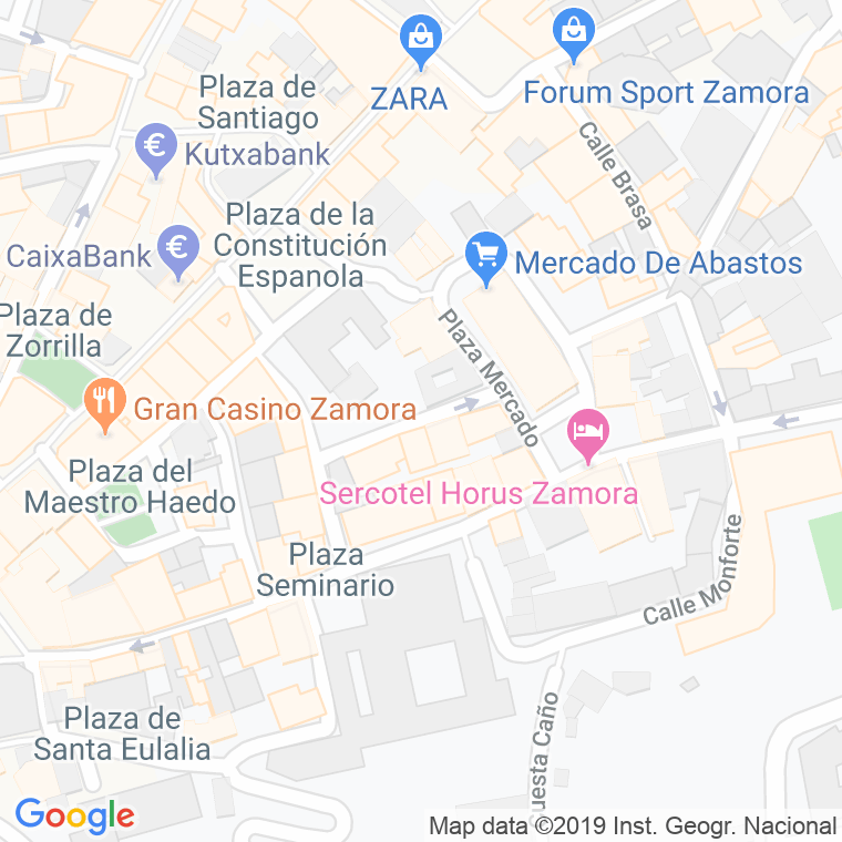 Código Postal calle Alfonso Iii El Magno en Zamora
