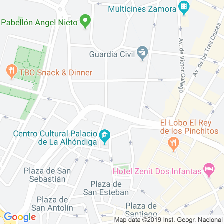 Código Postal calle San Torcuato, ronda (Pares Del 2 Al Final) en Zamora