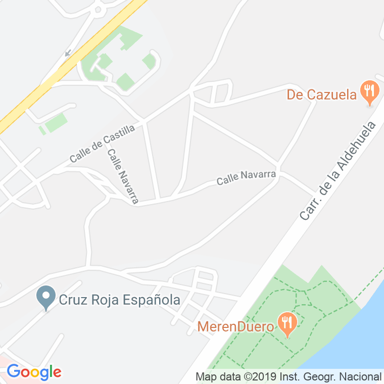 Código Postal calle Navarra en Zamora