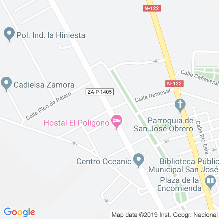 Código Postal calle Cierva, La en Zamora