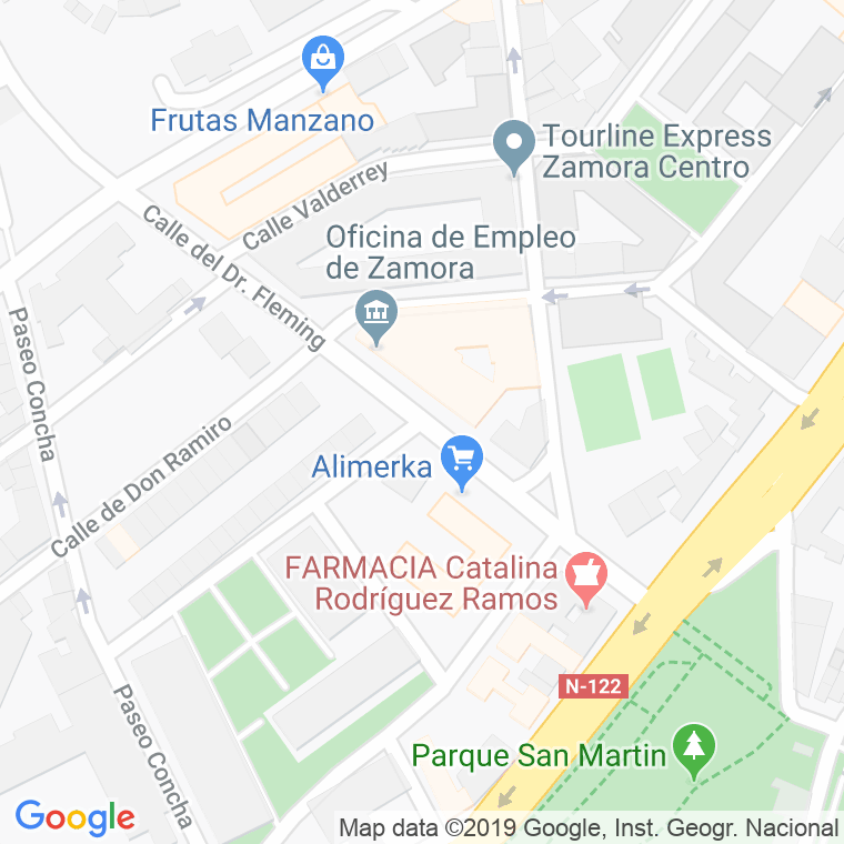 Código Postal calle Doctor Fleming en Zamora