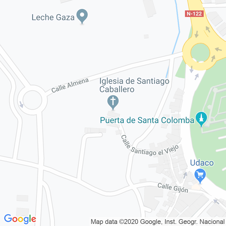 Código Postal calle Santiago El Viejo en Zamora