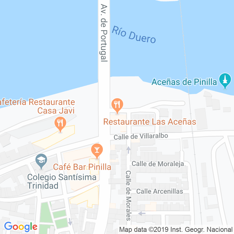 Código Postal calle Rio, Del, bajada en Zamora