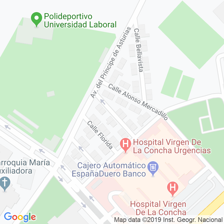 Código Postal calle Miraflores en Zamora