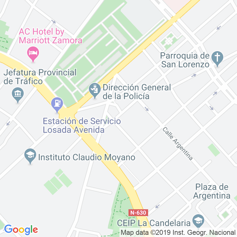 Código Postal calle Colon   (Impares Del 1 Al 25)  (Pares Del 2 Al 24) en Zamora