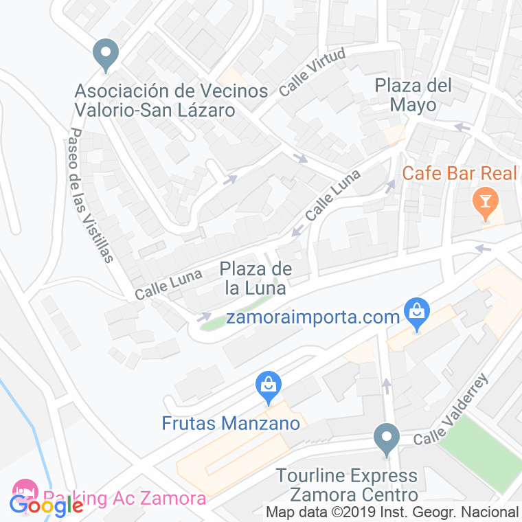 Código Postal calle Luna, plaza en Zamora