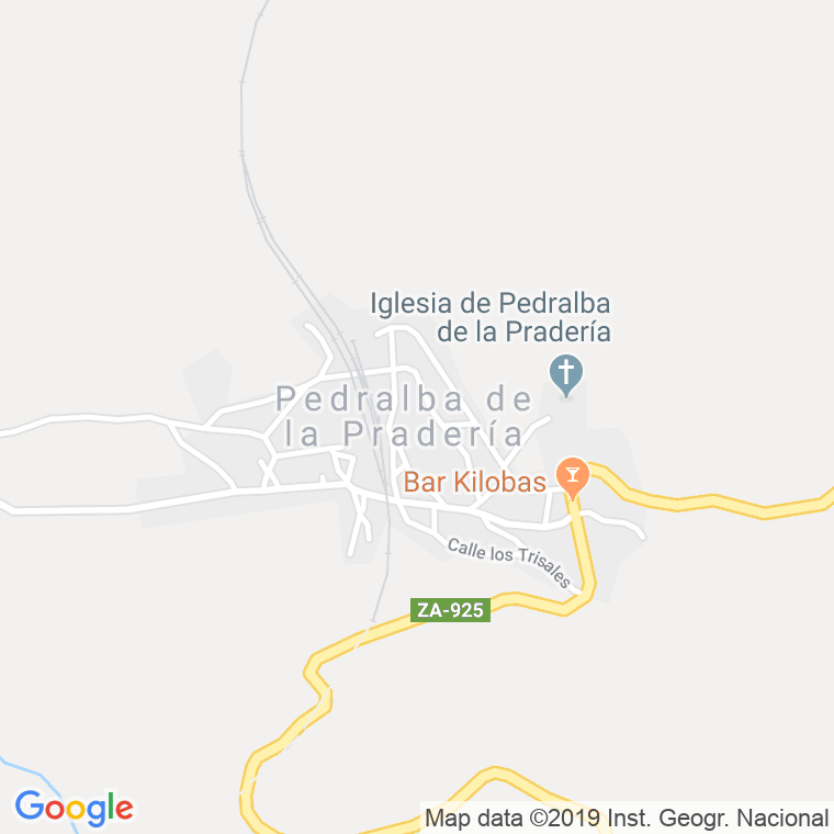 Código Postal de Pedralba De La Praderia en Zamora