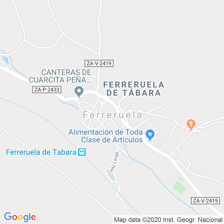 Código Postal de Ferreruela en Zamora