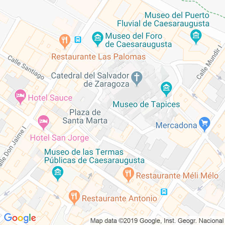 Código Postal calle Pabostria en Zaragoza