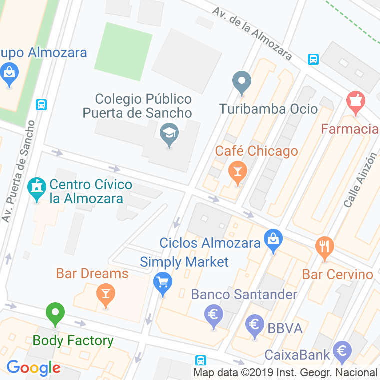 Código Postal calle Batalla De Arapiles en Zaragoza