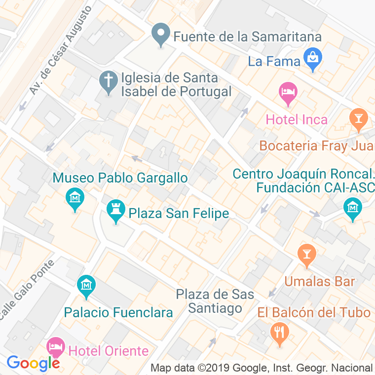 Código Postal calle Contamina en Zaragoza