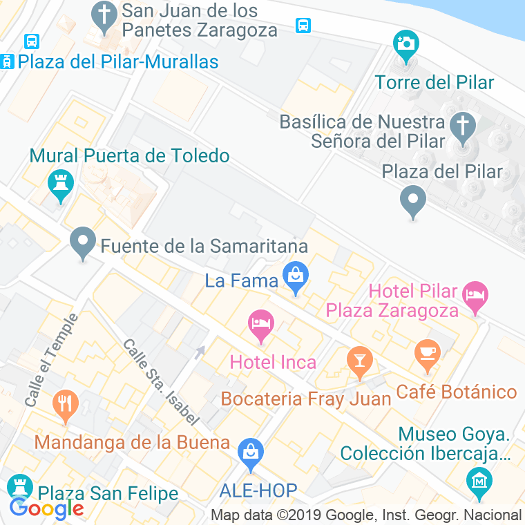 Código Postal calle Convertidos en Zaragoza