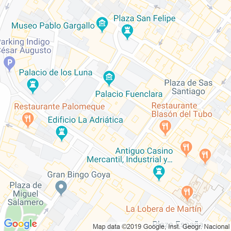 Código Postal calle Desengaño en Zaragoza
