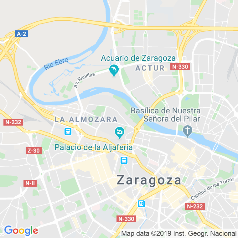 Código Postal calle Monegros en Zaragoza