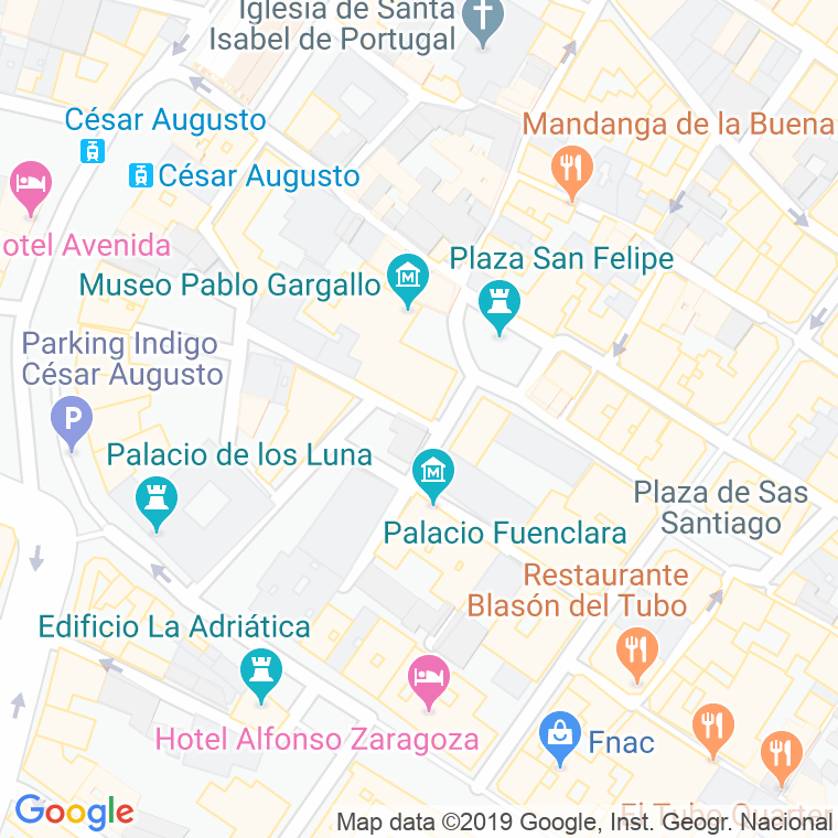 Código Postal calle Morata en Zaragoza
