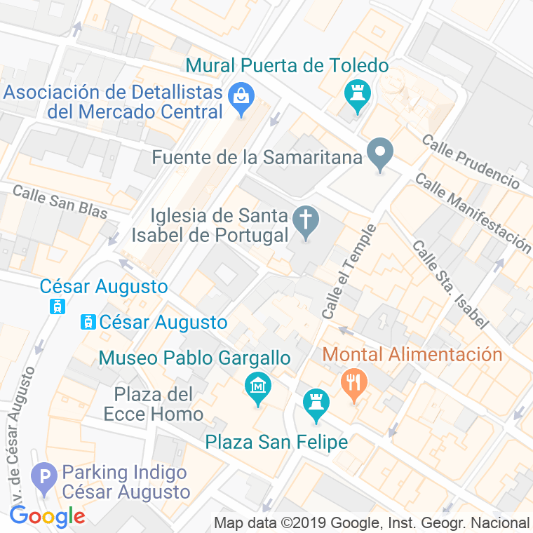 Código Postal calle Olmo en Zaragoza