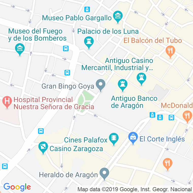 Código Postal calle Teniente Coronel Valenzuela en Zaragoza