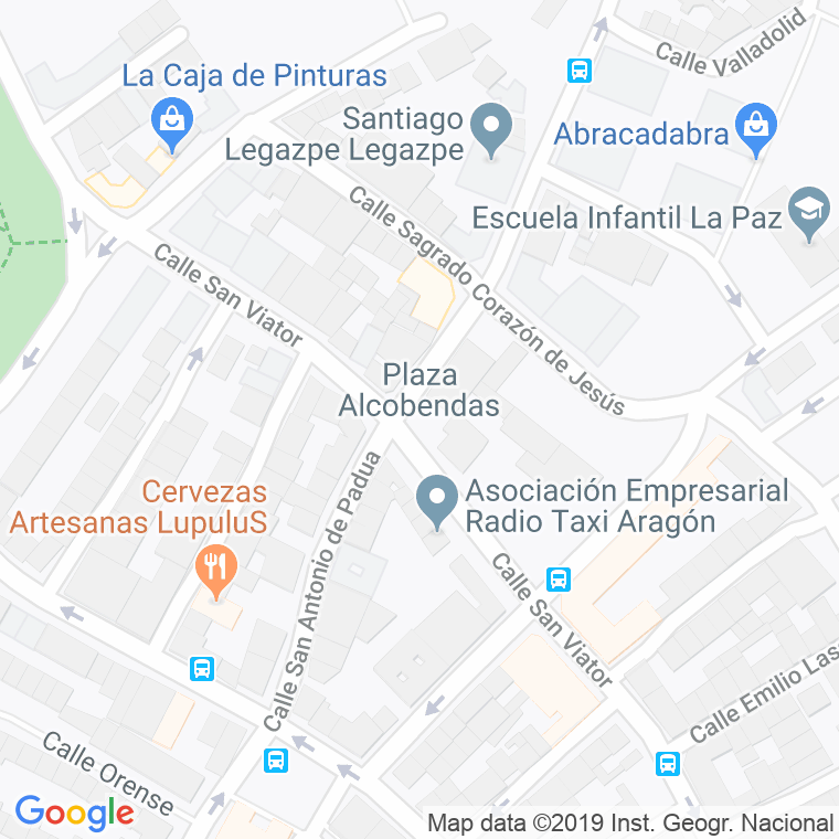 Código Postal calle Alcobendas, plaza en Zaragoza