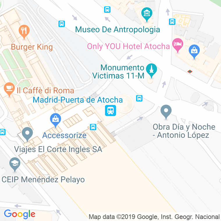 Código Postal calle Atocha en Zaragoza