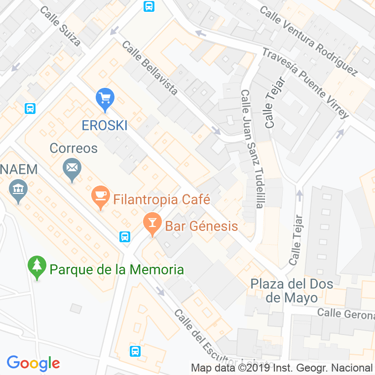 Código Postal calle Doce De Octubre en Zaragoza