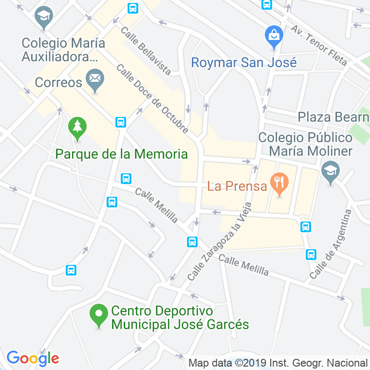 Código Postal calle Escultor Lobato en Zaragoza