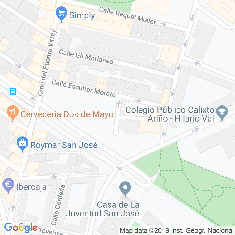 Código Postal calle Alegria en Zaragoza