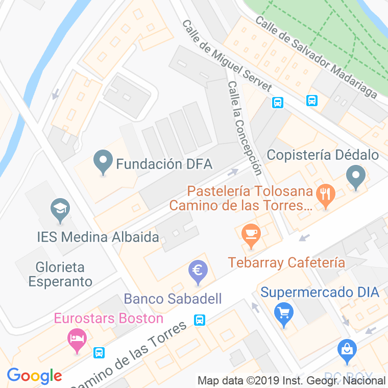 Código Postal calle Andres Gurpide en Zaragoza