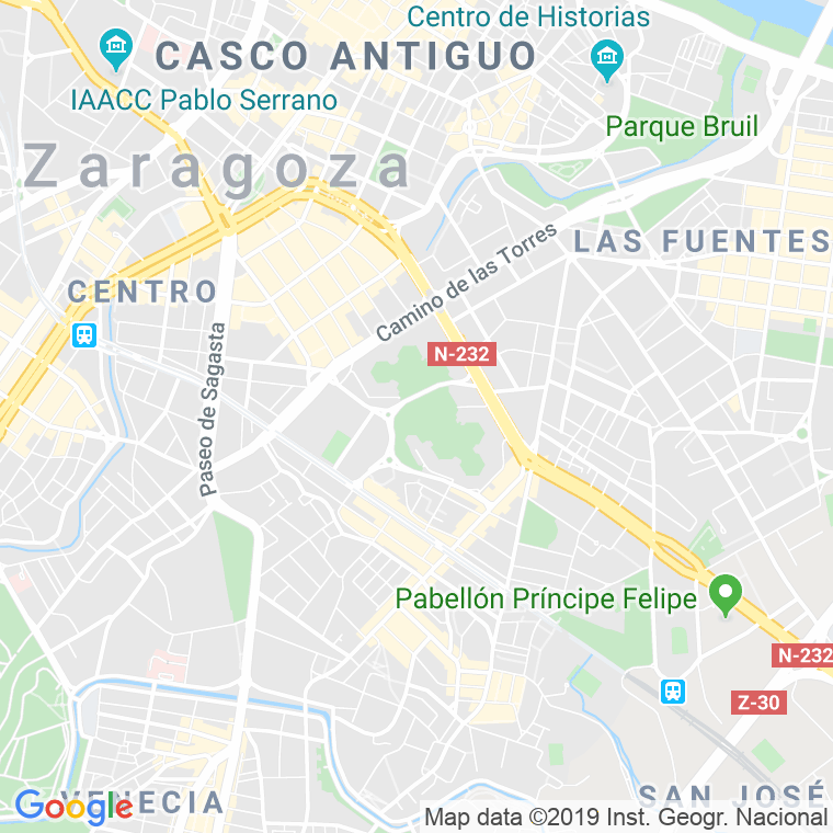 Código Postal calle Emilio Mario en Zaragoza