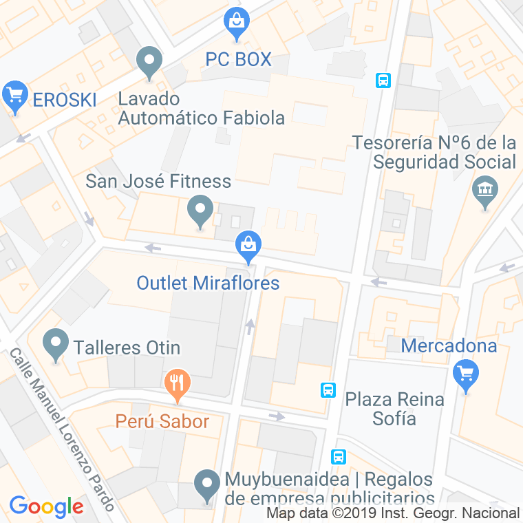 Código Postal calle Miraflores   (Impares Del 1 Al Final)  (Pares Del 2 Al Final) en Zaragoza