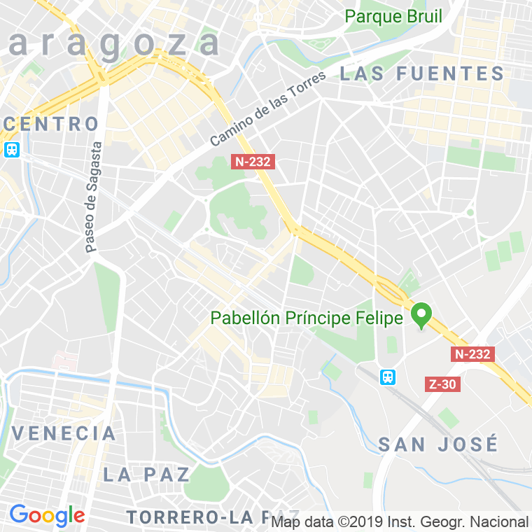 Código Postal calle San Jose, avenida (Impares Del 95 Al 139)  (Pares Del 2 Al 138) en Zaragoza