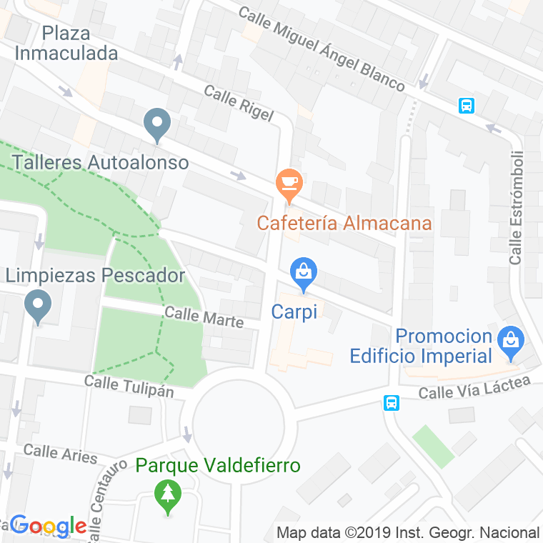 Código Postal calle Capricornio en Zaragoza