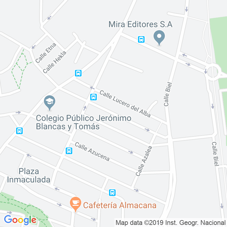 Código Postal calle Hortensia en Zaragoza