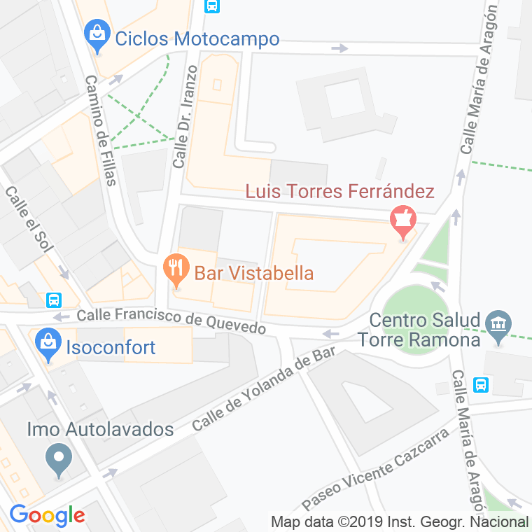 Código Postal calle Cubel en Zaragoza