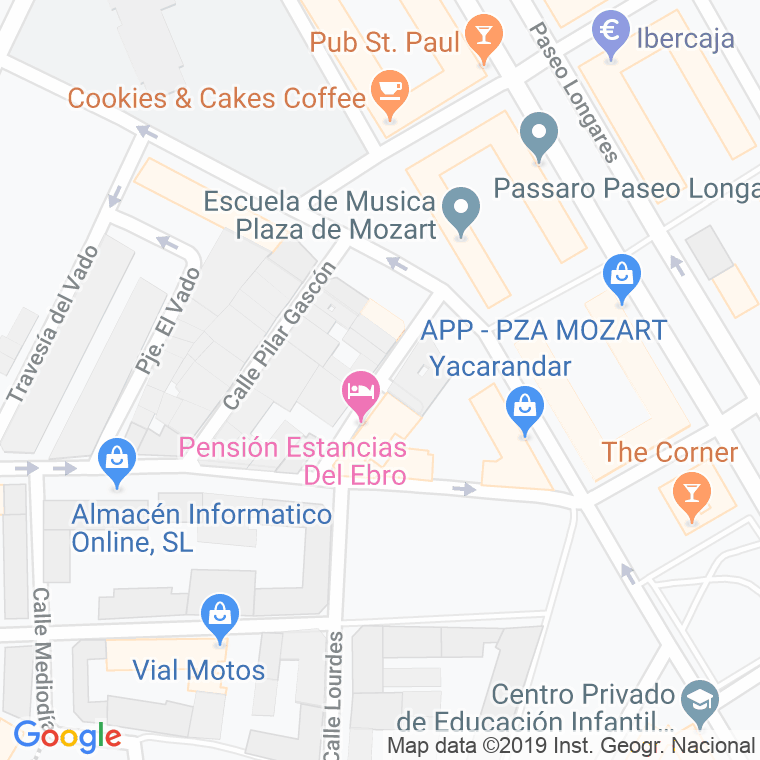 Código Postal calle Habana, callejon en Zaragoza