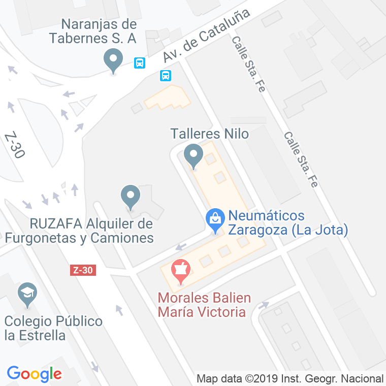 Código Postal calle Isla De Conejera en Zaragoza
