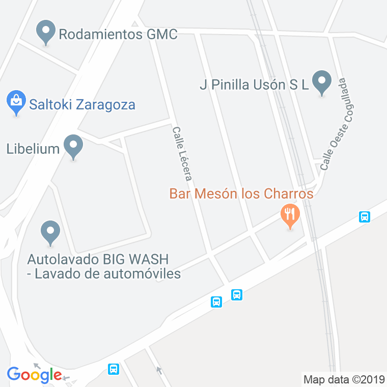 Código Postal calle Lecera en Zaragoza