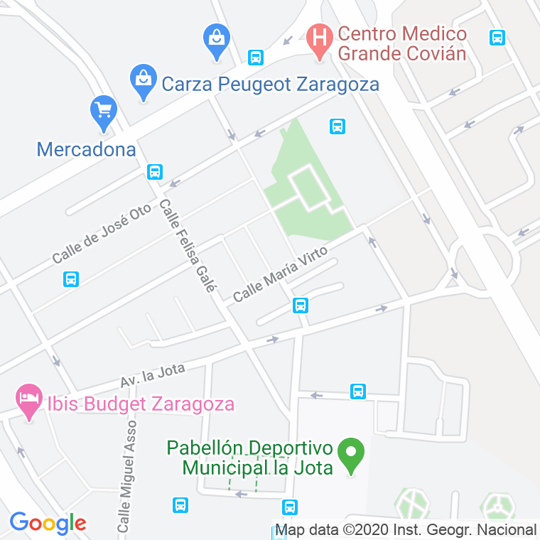 Código Postal calle Maestro Calavia en Zaragoza