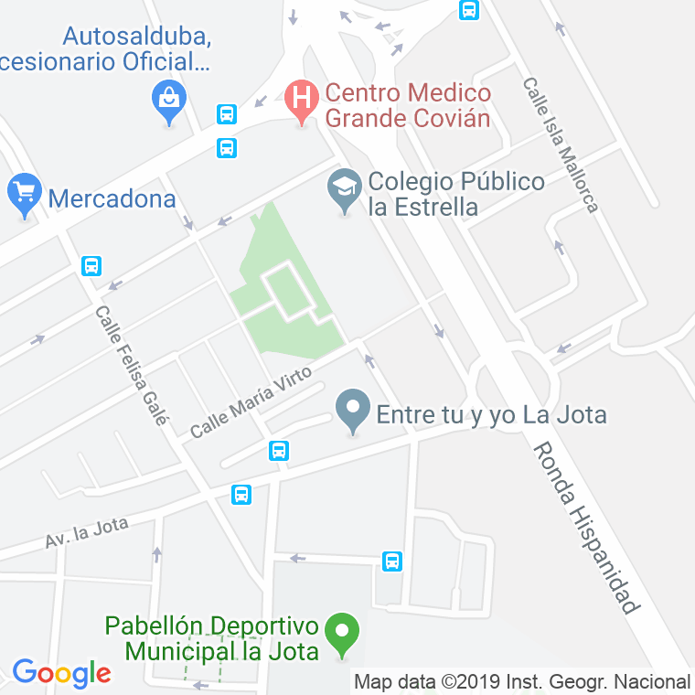 Código Postal calle Maria Virto en Zaragoza