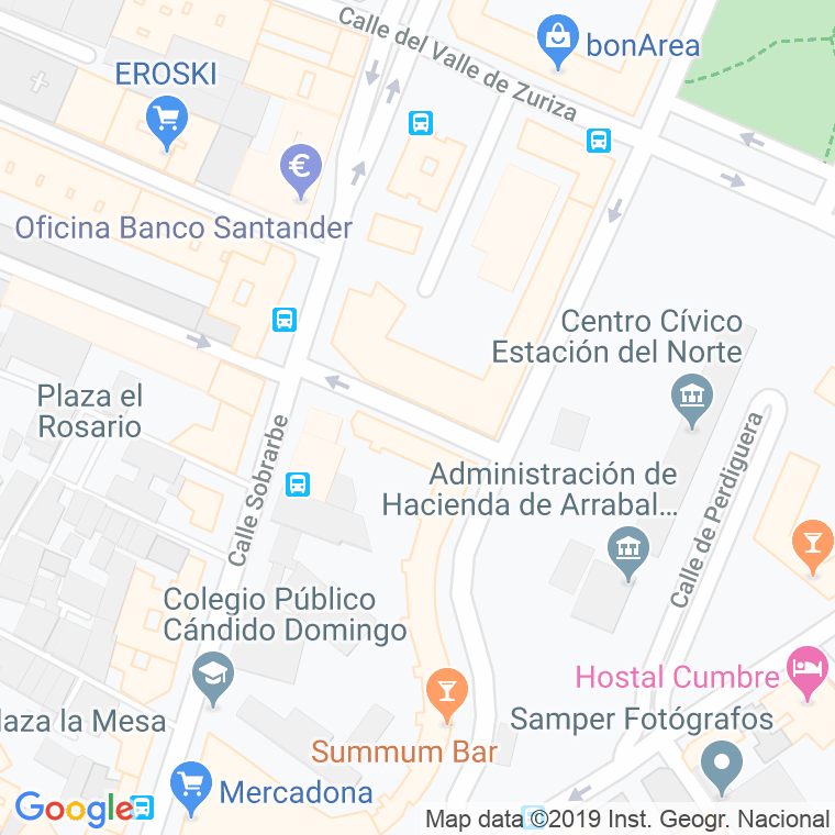 Código Postal calle Andres Ruiz Castillo en Zaragoza