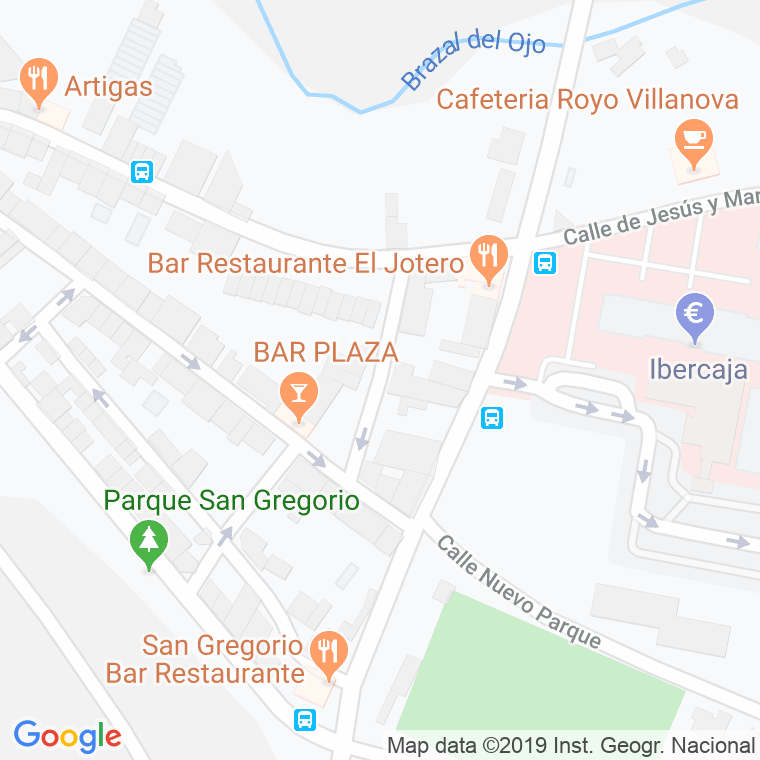 Código Postal calle Cerro De Las Rosas en Zaragoza