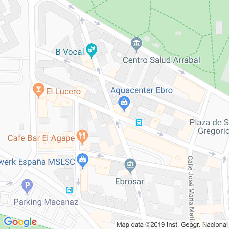 Código Postal calle Mariano Baselga en Zaragoza